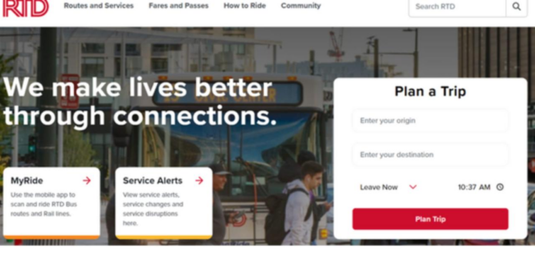 RTD now offers complete trip planning from its home page | RTD-Denver